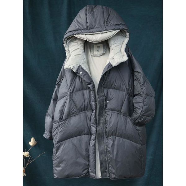 women 2020 winter fashion new white duck down jacket female simple design hooded coats ladies warm mid-long casual parka l156 c1204, Black
women 2020 winter fashion new white duck down jacket female simple design hooded coats ladies warm mid-long casual parka l156 c1204, Black