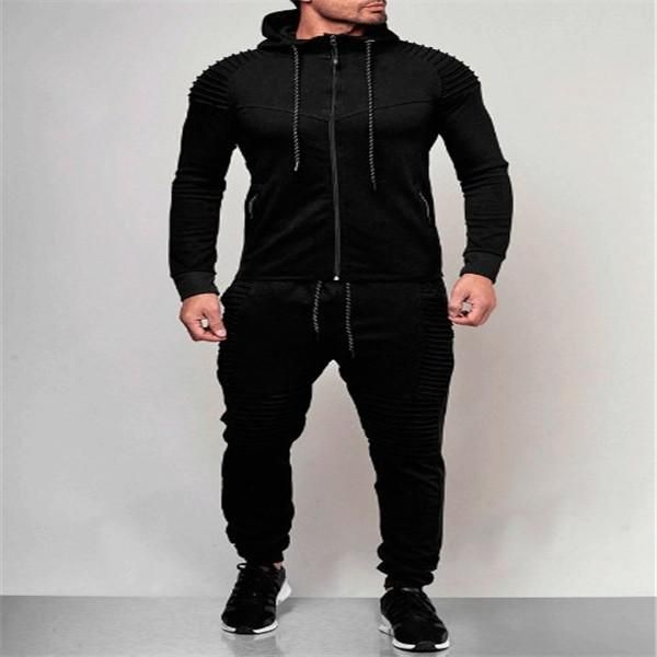 new men's 2-piece sportswear, spring and autumn models, men's sportswear, solid color cardigan hoodie suit, men's jogging tra, Gray
new men's 2-piece sportswear, spring and autumn models, men's sportswear, solid color cardigan hoodie suit, men's jogging tra, Gray