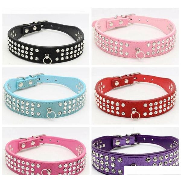 personalized length suede skin jeweled rhinestones pet dog collars three rows sparkly crystal diamonds studded puppy dog collar aig9t
personalized length suede skin jeweled rhinestones pet dog collars three rows sparkly crystal diamonds studded puppy dog collar aig9t