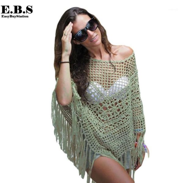 europe style fashion women summer tassel cape beach cover crochet output to beach outings,women wear 1, Black 
europe style fashion women summer tassel cape beach cover crochet output to beach outings,women wear 1, Black