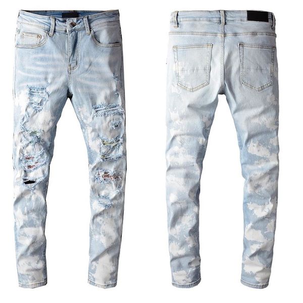mens jeans classic hip hop pants stylist jeans distressed ripped biker jean slim fit motorcycle denim jeans orwl, Blue
mens jeans classic hip hop pants stylist jeans distressed ripped biker jean slim fit motorcycle denim jeans orwl, Blue