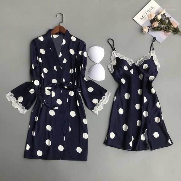 spring poplin ladies robe lace sleeping dress polka bot with breast pad autumn two-piece set nightgown skirt+coat sleepwear1, Black;red
spring poplin ladies robe lace sleeping dress polka bot with breast pad autumn two-piece set nightgown skirt+coat sleepwear1, Black;red