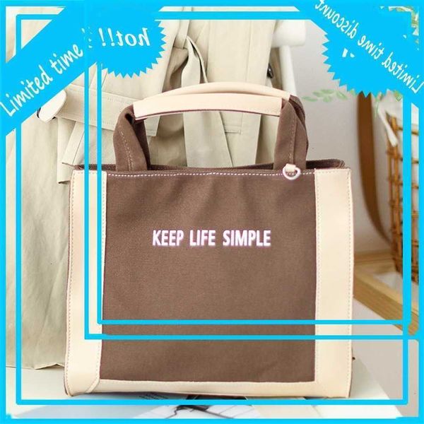 korean contrast stitching canvas handbag simple fashion literature shoulder leisure student large capacity messenger bag
korean contrast stitching canvas handbag simple fashion literature shoulder leisure student large capacity messenger bag