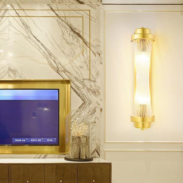 postmodern light luxury golden crystal wall lamp atmospheric living room wall lamp modern simple bedroom bedside
postmodern light luxury golden crystal wall lamp atmospheric living room wall lamp modern simple bedroom bedside