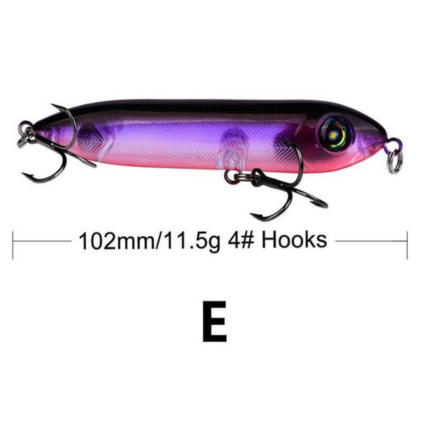 1pcs snake head pencil fishing lure 10.2cm/11.5g pesca hooks isca artificial plastic wobbler hard bait crankbait fishin jlleju
1pcs snake head pencil fishing lure 10.2cm/11.5g pesca hooks isca artificial plastic wobbler hard bait crankbait fishin jlleju