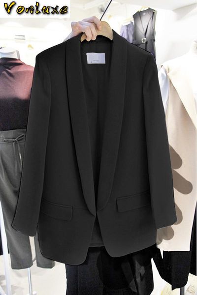 women's suits & blazers women long sleeve suit jacket korean style fashion femme white black blue blazer spring autumn winter 2021
women's suits & blazers women long sleeve suit jacket korean style fashion femme white black blue blazer spring autumn winter 2021