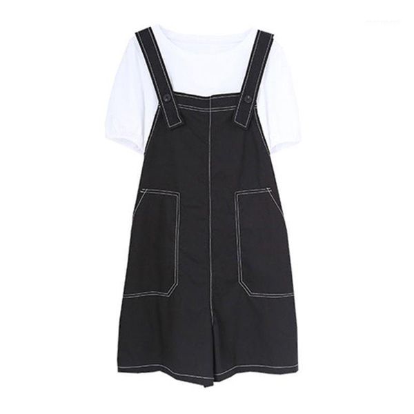 women's jumpsuits & rompers women bodysuits summer casual loose sleeveless jumpsuit solid button pocket suspenders short pants wide leg, Black;white
women's jumpsuits & rompers women bodysuits summer casual loose sleeveless jumpsuit solid button pocket suspenders short pants wide leg, Black;white