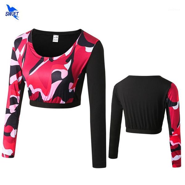 running jerseys camouflage women sport compression skin tight long sleeve yoga shirt fitness gym short style camo undershirt crop 1, Black;blue
running jerseys camouflage women sport compression skin tight long sleeve yoga shirt fitness gym short style camo undershirt crop 1, Black;blue