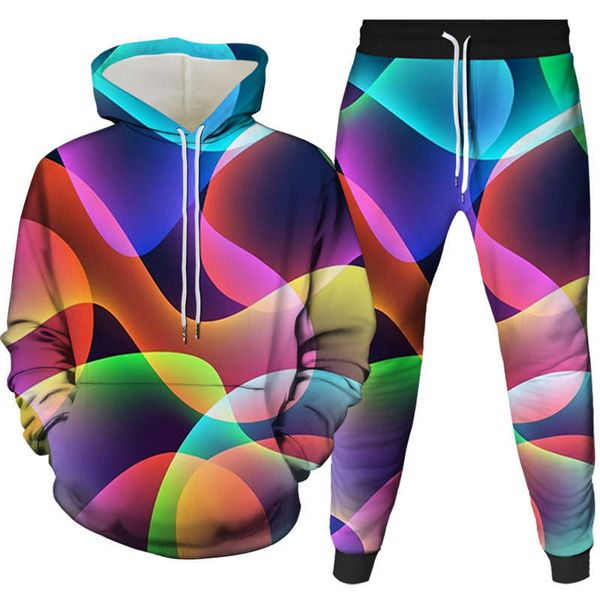 autumn new men's 3d personalized print hooded loose sweater sportswear two piece set, Gray
autumn new men's 3d personalized print hooded loose sweater sportswear two piece set, Gray