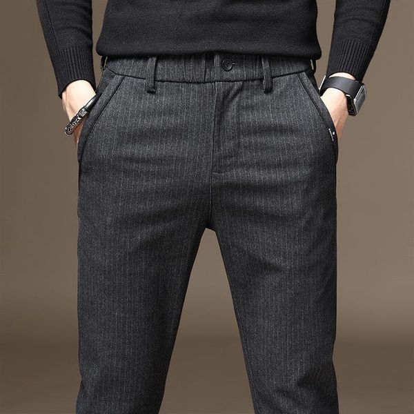 stretch plaid suit pants for men cotton suit pants men dress pants spring summer autumn slim fit men trousers office size 38, Black
stretch plaid suit pants for men cotton suit pants men dress pants spring summer autumn slim fit men trousers office size 38, Black