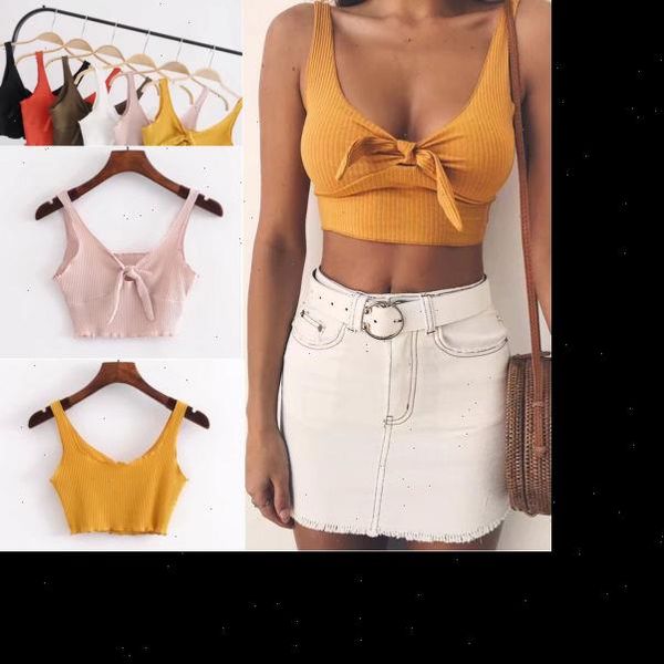 ribbed bow tie camisole women summer basic tank streetwear fashion cool girls cropped tees camis, White
ribbed bow tie camisole women summer basic tank streetwear fashion cool girls cropped tees camis, White