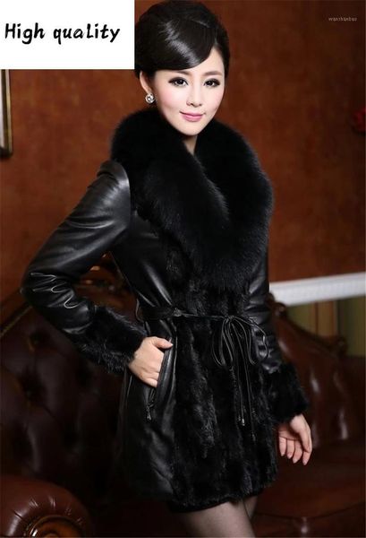 fur faux coat 2021 women pu leather jackets imitation fur collar plus size women's winter coats1, Black
fur faux coat 2021 women pu leather jackets imitation fur collar plus size women's winter coats1, Black