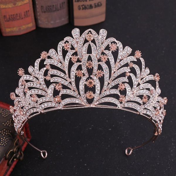 baroque luxury rose gold pink crystal leaves bridal tiaras crowns pageant rhinestone diadem veil tiara wedding hair accessories, Golden;silver
baroque luxury rose gold pink crystal leaves bridal tiaras crowns pageant rhinestone diadem veil tiara wedding hair accessories, Golden;silver