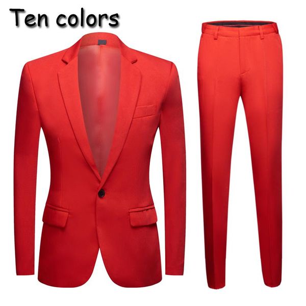 men's suits & blazers men colorful fashion wedding plus size yellow pink green blue purple jacket pants 2pcs tuxedos, White;black
men's suits & blazers men colorful fashion wedding plus size yellow pink green blue purple jacket pants 2pcs tuxedos, White;black
