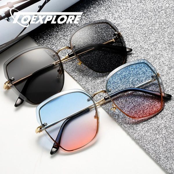 sunglasses toexplore fashion women rimless vintage luxury mirror eyewear girl brand design square metal frame sun glasses uv400, White;black
sunglasses toexplore fashion women rimless vintage luxury mirror eyewear girl brand design square metal frame sun glasses uv400, White;black
