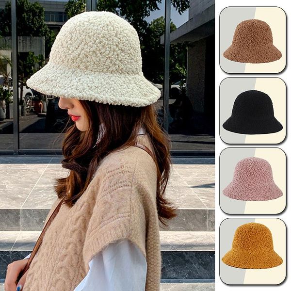 winter women artificial fur hat warm female cap lady solid lambswool outdoor female bucket hat 2020 new, Blue;gray
winter women artificial fur hat warm female cap lady solid lambswool outdoor female bucket hat 2020 new, Blue;gray