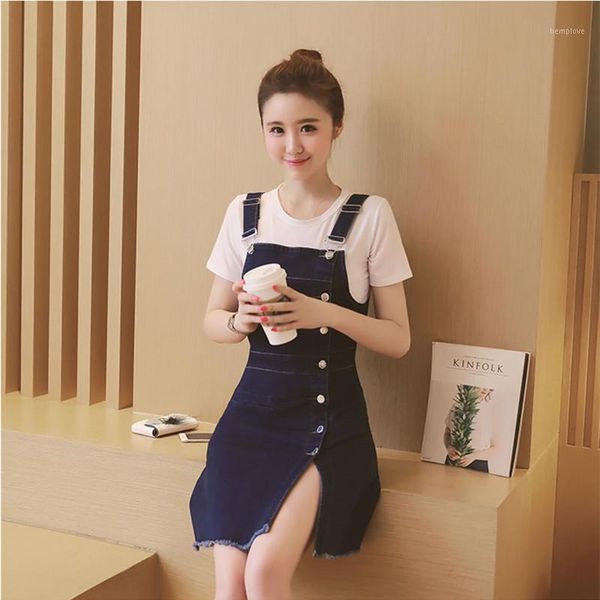 high waist suspender school girl skirt ladies front button jeans mini denim skirt overalls denim skirts for women sl181, Black
high waist suspender school girl skirt ladies front button jeans mini denim skirt overalls denim skirts for women sl181, Black