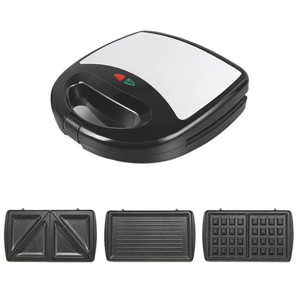 3 in 1 sandwich press, waffle and steak machine,750w sandwich toaster with 3 detachable non-stick plates eu plug
3 in 1 sandwich press, waffle and steak machine,750w sandwich toaster with 3 detachable non-stick plates eu plug