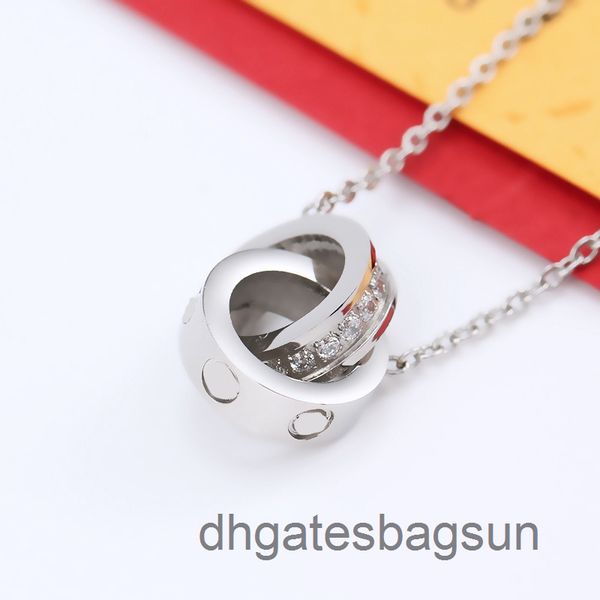 fashion jewelry love pendant necklace for men and women double ring full cz two rows diamond necklaces octagonal s crew cap couple gift tjd5, Silver
fashion jewelry love pendant necklace for men and women double ring full cz two rows diamond necklaces octagonal s crew cap couple gift tjd5, Silver