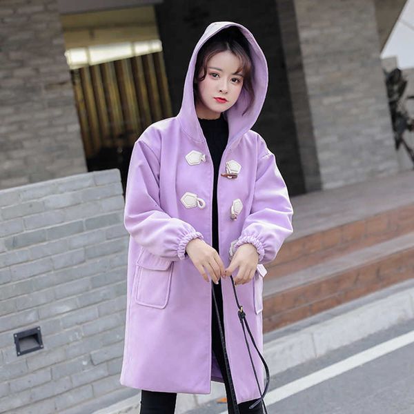 2020 autumn winter new cotton woolen coat women fashion loose thin temperament quality plus size women's clothing n10h, Black
2020 autumn winter new cotton woolen coat women fashion loose thin temperament quality plus size women's clothing n10h, Black