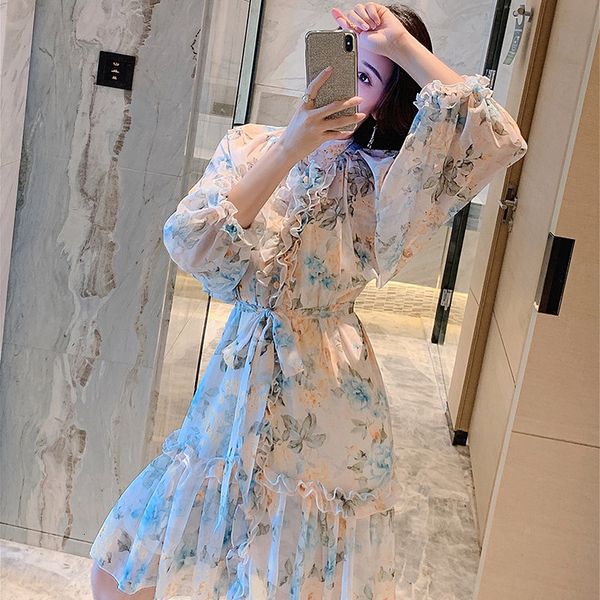new dress of woman vintage stripes lantern sleeves printed the neck frilly stylish gowns luxury ladies dressed in z5vl, Black;gray
new dress of woman vintage stripes lantern sleeves printed the neck frilly stylish gowns luxury ladies dressed in z5vl, Black;gray
