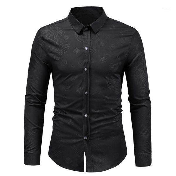 camisa masculina men's autumn winter fashion skulls floral print long sleeve shirt blouse1, White;black
camisa masculina men's autumn winter fashion skulls floral print long sleeve shirt blouse1, White;black
