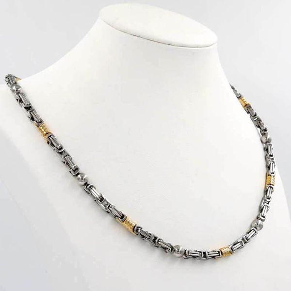 chains 1 christmas gift men's necklace stainless steel chain for men black color byzantine jewelry wholesale1, Silver
chains 1 christmas gift men's necklace stainless steel chain for men black color byzantine jewelry wholesale1, Silver