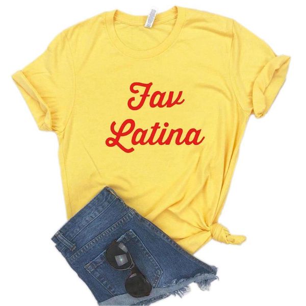 fav latina red print women tshirt cotton casual funny t shirt gift for lady yong girl tee drop ship s-996, White
fav latina red print women tshirt cotton casual funny t shirt gift for lady yong girl tee drop ship s-996, White