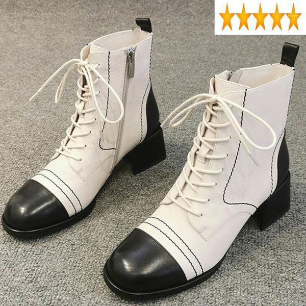 boots fashion ankle women lace up round toe block heel leather motorcycle casual ladies winter fleece lining shoes1, Black
boots fashion ankle women lace up round toe block heel leather motorcycle casual ladies winter fleece lining shoes1, Black