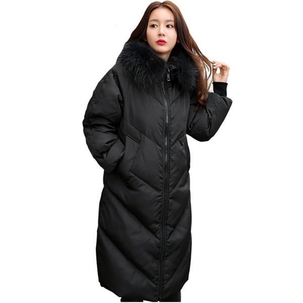 2021 new raccoon fur female collar duck down parka gross winter jacket plus size 6xl coat wxf501 5cj3, Black
2021 new raccoon fur female collar duck down parka gross winter jacket plus size 6xl coat wxf501 5cj3, Black