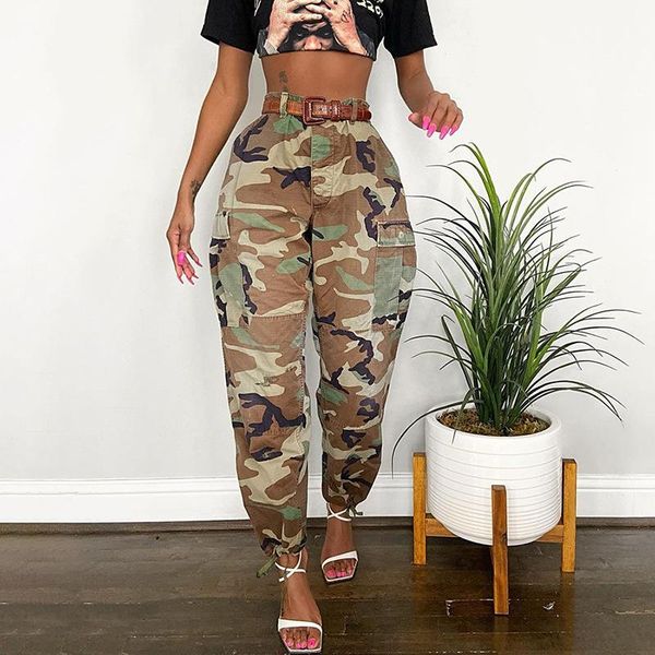 women's pants & capris classic streetwear women vintage camouflage safari style long sweatpants casual sport elastic leggings trousers, Black;white
women's pants & capris classic streetwear women vintage camouflage safari style long sweatpants casual sport elastic leggings trousers, Black;white