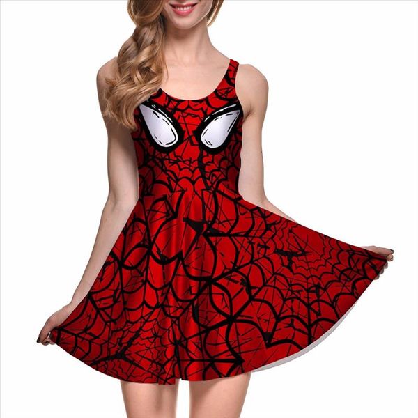 summer style women dress digital print red spider man dresses sleeveless beach dress drop shipping drop shipping, Black;gray
summer style women dress digital print red spider man dresses sleeveless beach dress drop shipping drop shipping, Black;gray