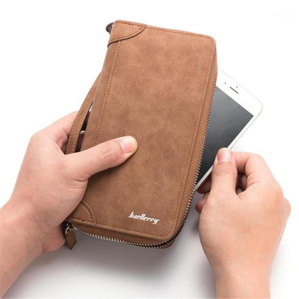 classic pu leather long wallets men vintage card holder purse zipper large capacity fashion clutch wallets male1, Red;black
classic pu leather long wallets men vintage card holder purse zipper large capacity fashion clutch wallets male1, Red;black