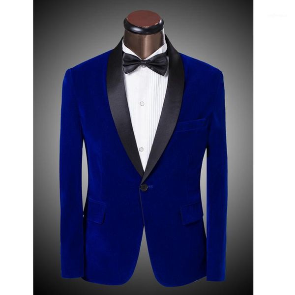 men suit royal blue burgundy velvet blazer slim fit one button groom tuxedo costume mens dinner jacket formal business blazers1, White;black
men suit royal blue burgundy velvet blazer slim fit one button groom tuxedo costume mens dinner jacket formal business blazers1, White;black