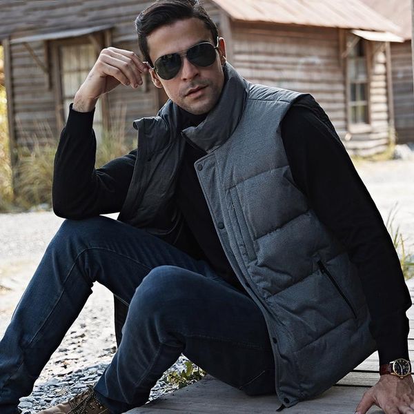winter down vest men 2020 new thicken warm white 70% duck down jacket sleeveless coat stand collar size m-3xl zay19111, Black
winter down vest men 2020 new thicken warm white 70% duck down jacket sleeveless coat stand collar size m-3xl zay19111, Black