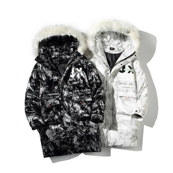winter men's super long cotton-padded jacket over-the-knee warm hooded jacket loose down padded, Black
winter men's super long cotton-padded jacket over-the-knee warm hooded jacket loose down padded, Black