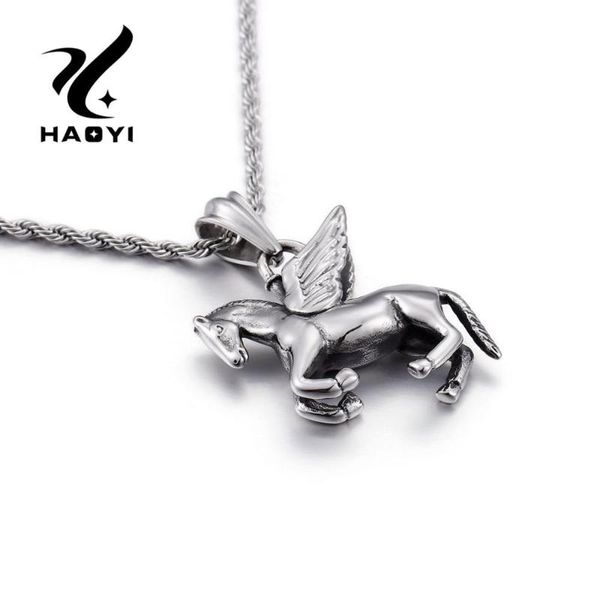 pendant necklaces haoyi stainless steel necklace flying horse shape series simple boy sliver fashion jewelry for men, Silver
pendant necklaces haoyi stainless steel necklace flying horse shape series simple boy sliver fashion jewelry for men, Silver