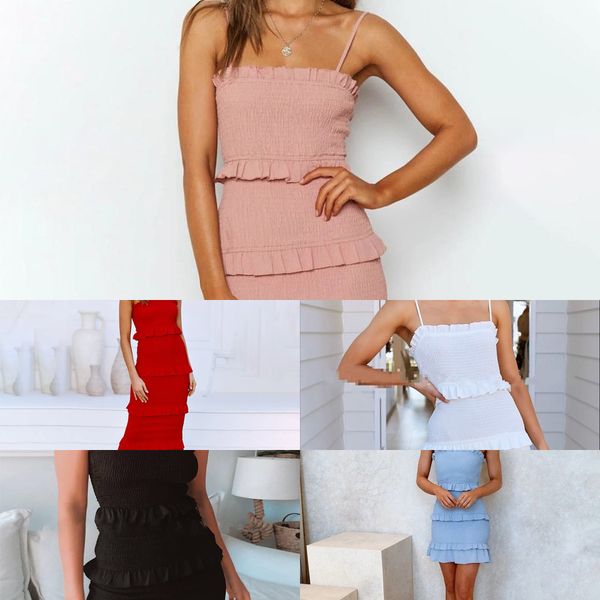 nedeins summer fashion sling long dress women 2020 casual party dress female ruffles vestidos plus size natural solid dress h1210, Black;gray
nedeins summer fashion sling long dress women 2020 casual party dress female ruffles vestidos plus size natural solid dress h1210, Black;gray