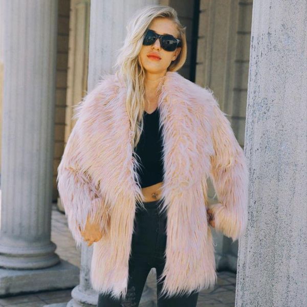 women's jackets women fluffy faux fur coat short furry fake winter outerwear pink autumn casual party overcoat parka large, Black;brown
women's jackets women fluffy faux fur coat short furry fake winter outerwear pink autumn casual party overcoat parka large, Black;brown