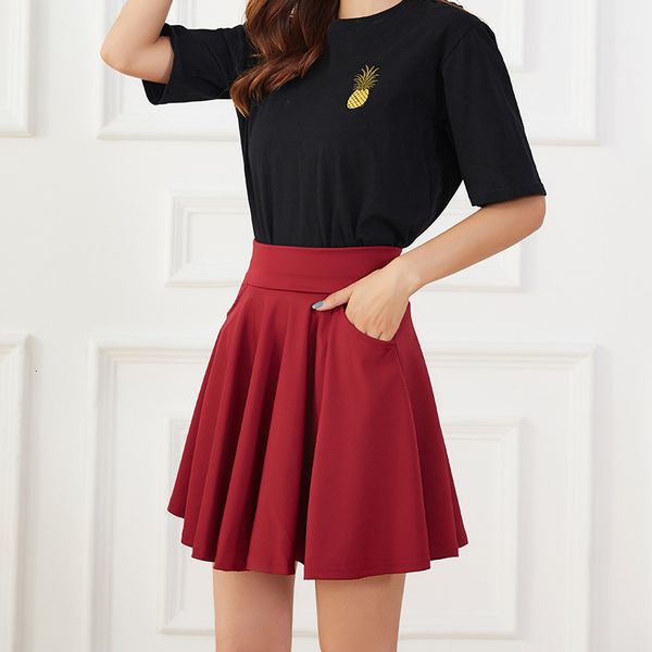 2021 new vintage women a line swing elegant high waist office ladies skirts solid casual winter autumn skirt female uul2, Black
2021 new vintage women a line swing elegant high waist office ladies skirts solid casual winter autumn skirt female uul2, Black