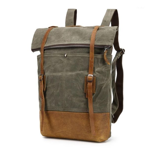 backpack mens big travel canvas school bags for teenagers crazy horse leather bag casual waterproof zipper male men1
backpack mens big travel canvas school bags for teenagers crazy horse leather bag casual waterproof zipper male men1