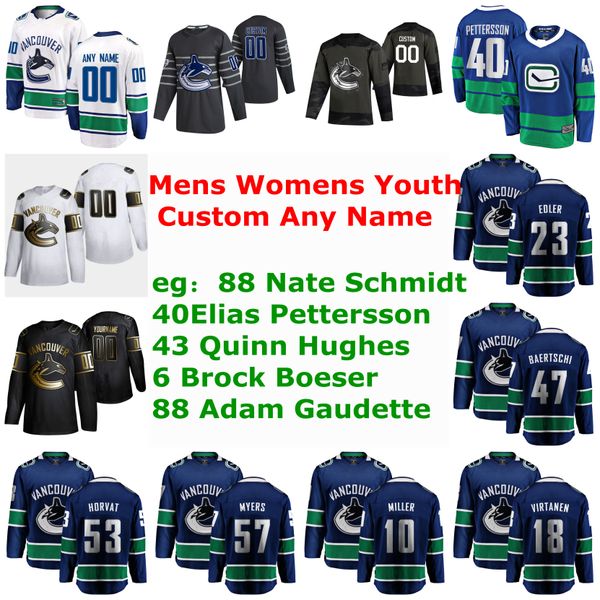 vancouver canucks hockey jerseys 88 nate schmidt jersey 40 elias pettersson 43 quinn hughes 6 brock boeser 88 adam gaudette custom stitched, Black;red
vancouver canucks hockey jerseys 88 nate schmidt jersey 40 elias pettersson 43 quinn hughes 6 brock boeser 88 adam gaudette custom stitched, Black;red