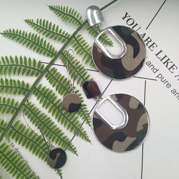 dangle & chandelier camouflage army soldier novelty dangling drop circle charm earrings camo big statement personality women accessories, Silver
dangle & chandelier camouflage army soldier novelty dangling drop circle charm earrings camo big statement personality women accessories, Silver
