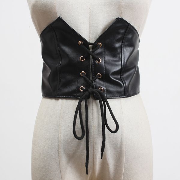 seebeautiful pu leather belts female drawstring lace up irregular wide waist seal girdle spring summer 2020 new fashion w981, Black;brown
seebeautiful pu leather belts female drawstring lace up irregular wide waist seal girdle spring summer 2020 new fashion w981, Black;brown