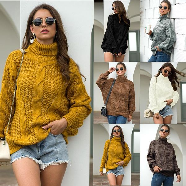 women's sweaters plus size winter clothes for women turtleneck knitted sweater fall 2021 fashion woman autumn pullovers korean p258, White;black
women's sweaters plus size winter clothes for women turtleneck knitted sweater fall 2021 fashion woman autumn pullovers korean p258, White;black