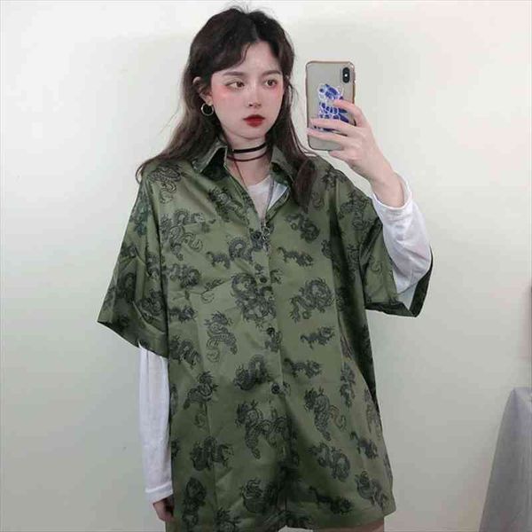 harajuku oversize women blouse dragon printing shirt summer ladies loose blusa streetwear camisas mujer, White
harajuku oversize women blouse dragon printing shirt summer ladies loose blusa streetwear camisas mujer, White