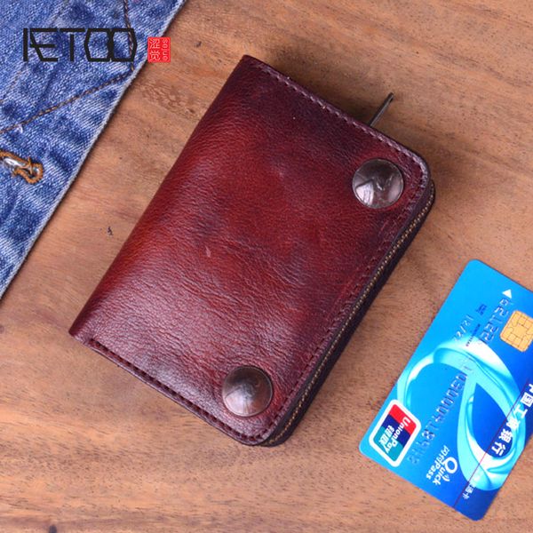 hbp aetoo genuine crazy horse leather men wallets vintage trifold wallet zip coin pocket purse cowhide leather wallet for mens, Red;black
hbp aetoo genuine crazy horse leather men wallets vintage trifold wallet zip coin pocket purse cowhide leather wallet for mens, Red;black