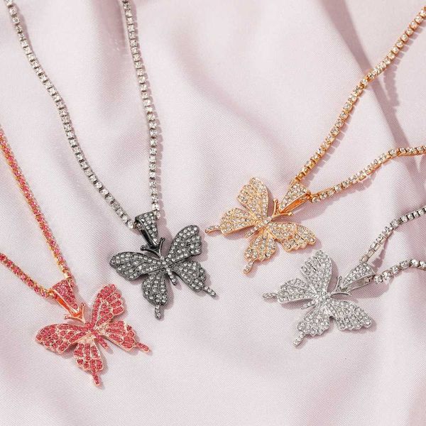 factoryc8cchip cuban pendant necklace neckchain diamond butterfly hop jewelry tennis choker, Silver
factoryc8cchip cuban pendant necklace neckchain diamond butterfly hop jewelry tennis choker, Silver