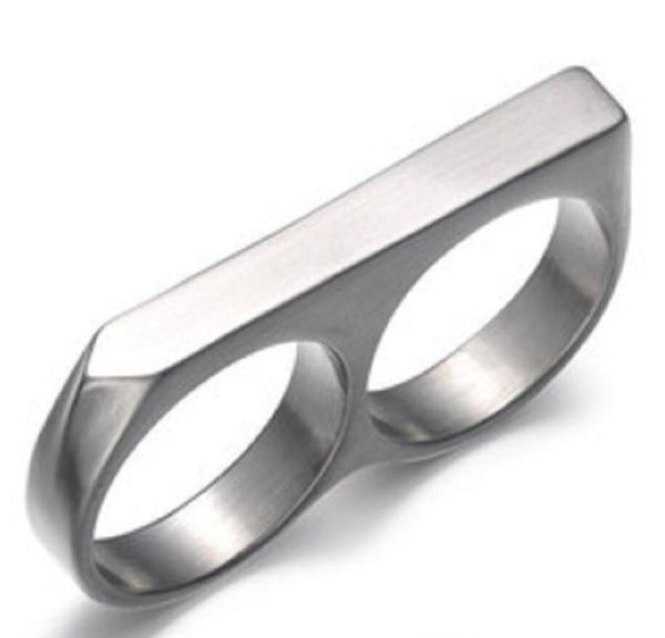 stainless steel finger buckle double-finger brass steel ring hip-hop glossy knuckles ring gold ring escape gadget#51e5f
stainless steel finger buckle double-finger brass steel ring hip-hop glossy knuckles ring gold ring escape gadget#51e5f