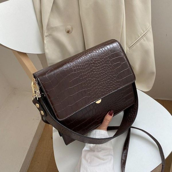 cross body crocodile pattern brown pu leather crossbody bags for women 2021 summer chain small shoulder handbags female quality totes hand
cross body crocodile pattern brown pu leather crossbody bags for women 2021 summer chain small shoulder handbags female quality totes hand